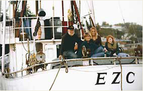 Our family aboard the EZC